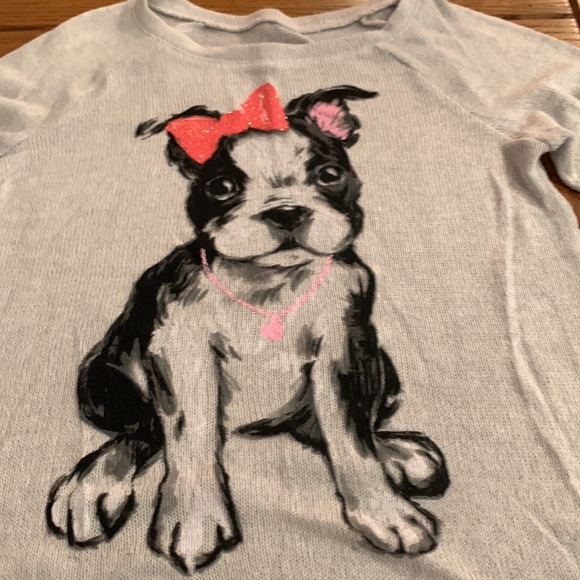 Justice dog sweater girls size 8 - Picture 2 of 4